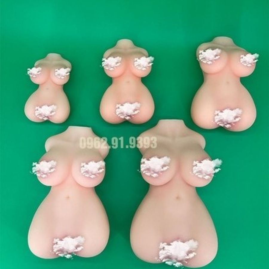 Búp bê âm đạo silicon nửa người có khuân mông và ngực XS