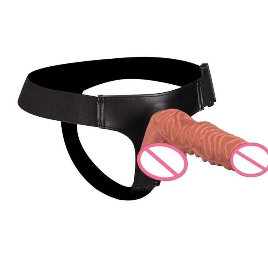 Dương vật giả silicon có gai mềm có quần dài 27cm