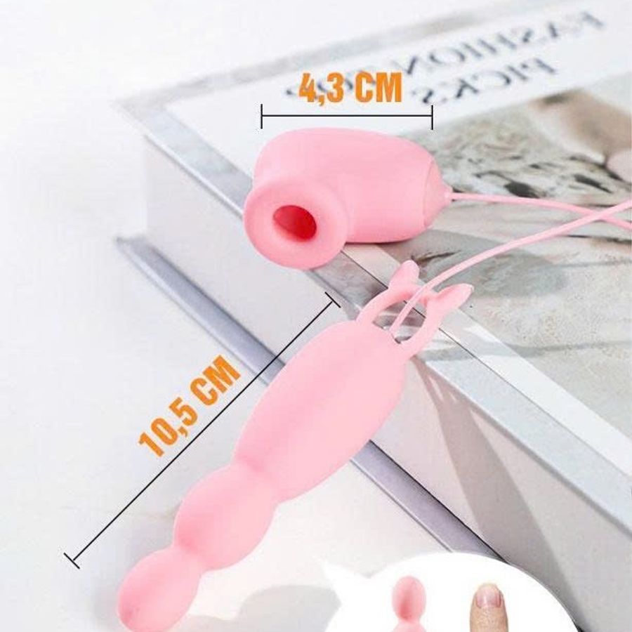 Máy rung đôi gồm trứng và lưỡi rung có dây cắm cổng USB 393562