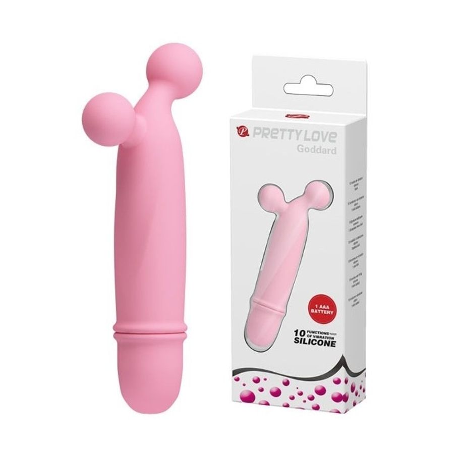 Dương vật giả mini Pretty Love có 10 chế độ rung dài 11.8cm 393591