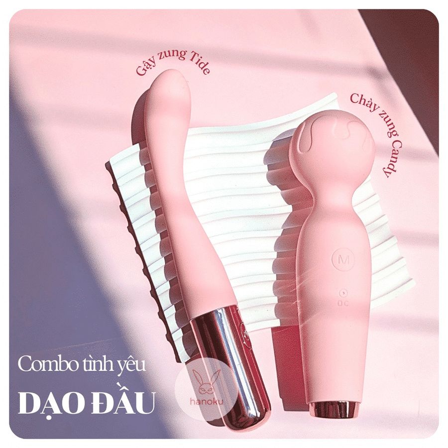 (Có video) Bộ sản phẩm chày que massage Tình Yêu Dạo Đầu Galaku