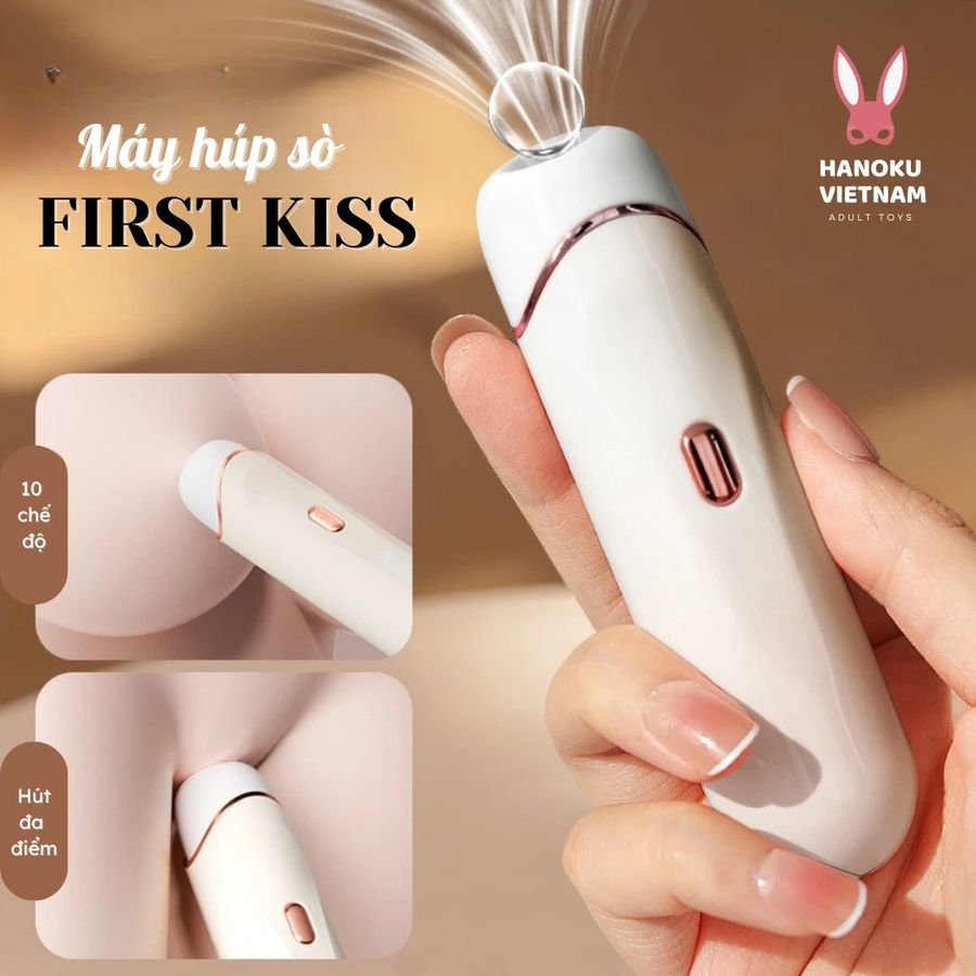 (Có video) Trứng rung massage hút đầu ti vú ngụy trang First Kiss