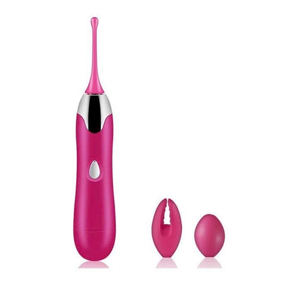 Đồ chơi âm đạo bút rung điểm G 3 phần đầu rung dài 19cm