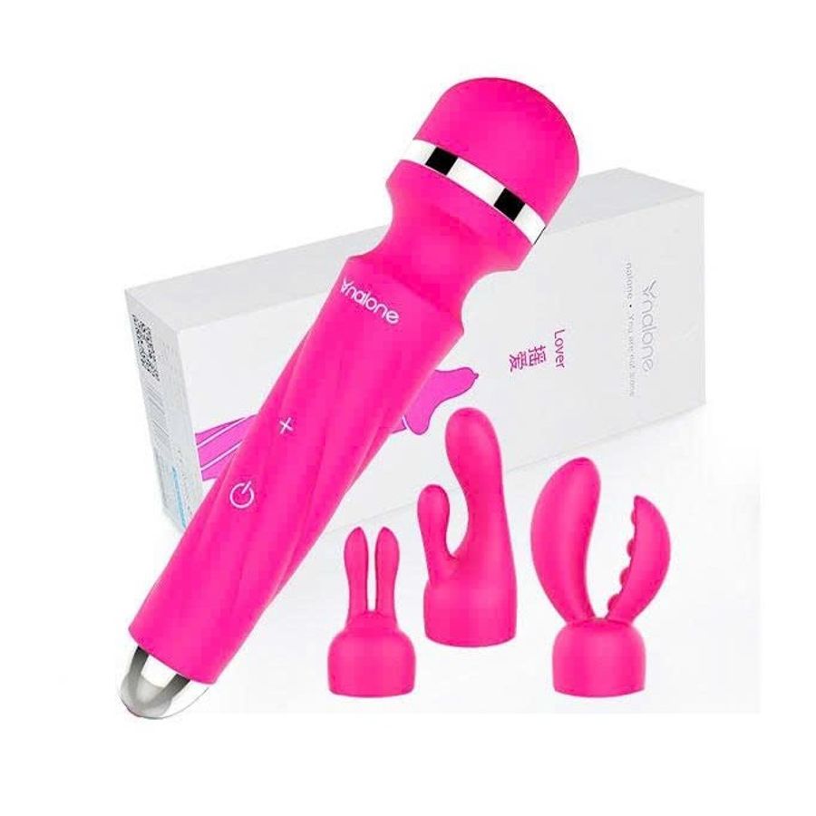 Chày rung tình yêu tạo nhiệt silicon dài 19cm màu hồng