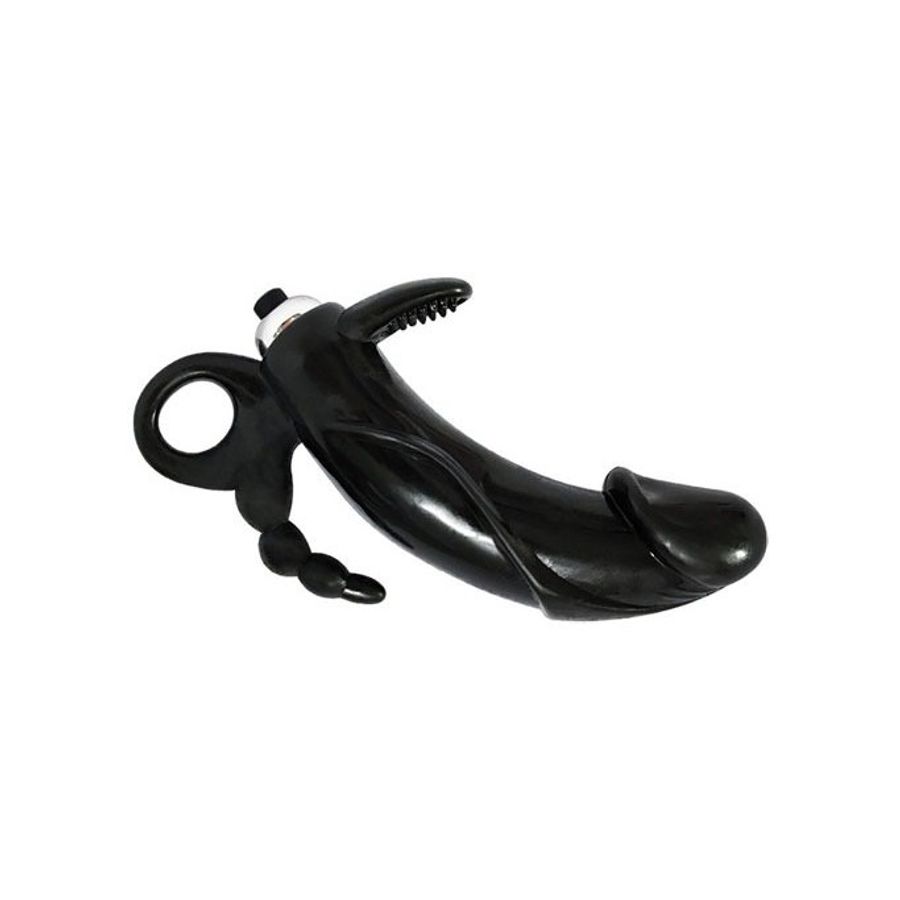 Máy rung đầu dương vật bằng silicon mềm dẻo dài 13.8cm