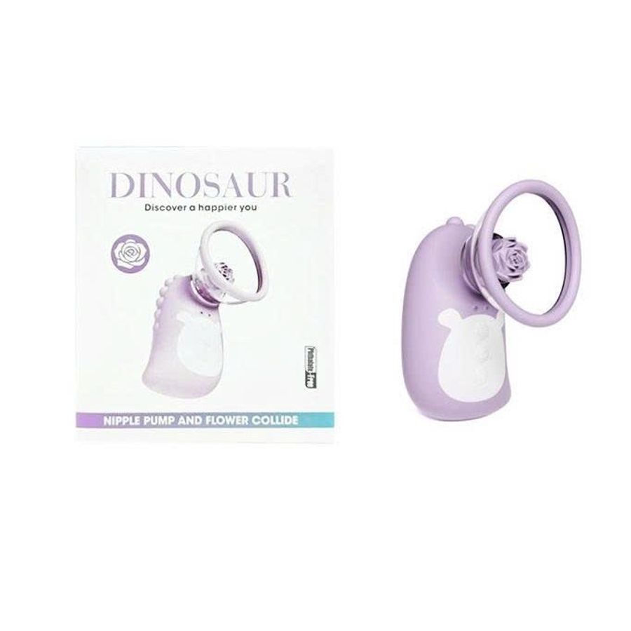 Máy rung xoay 2 đầu âm vật và hút ngực silicon