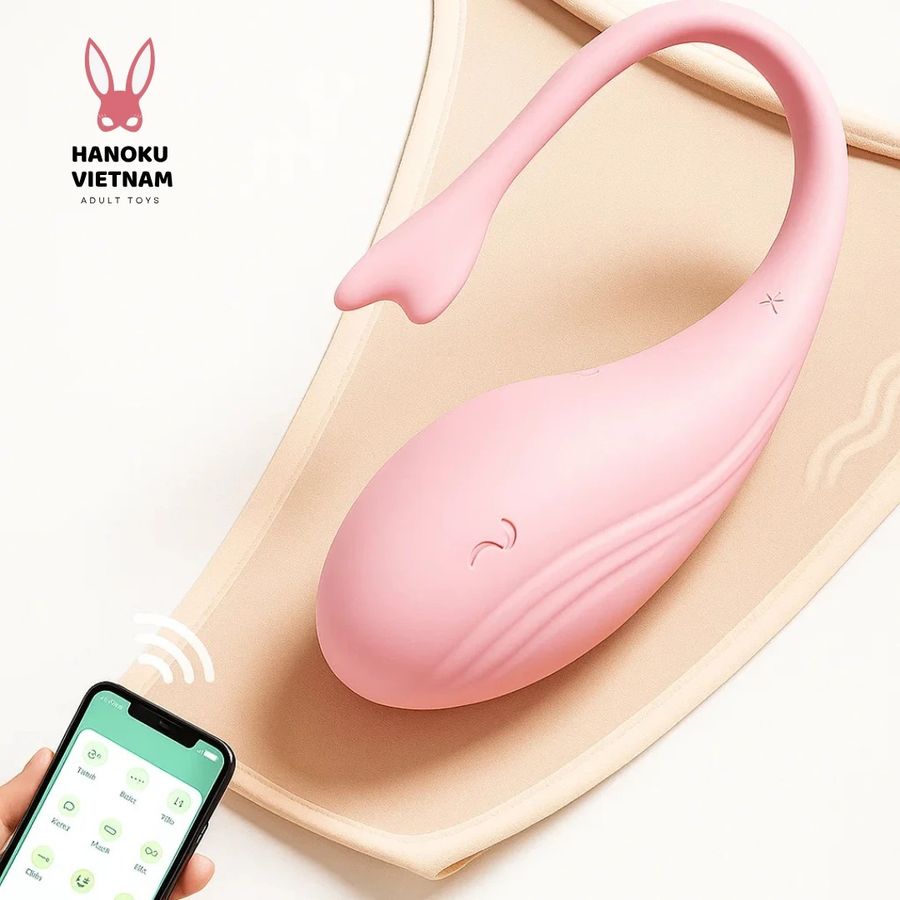 (Có video) Trứng rung ngụy trang Cá Voi Suri dễ thương điều khiển từ xa qua APP