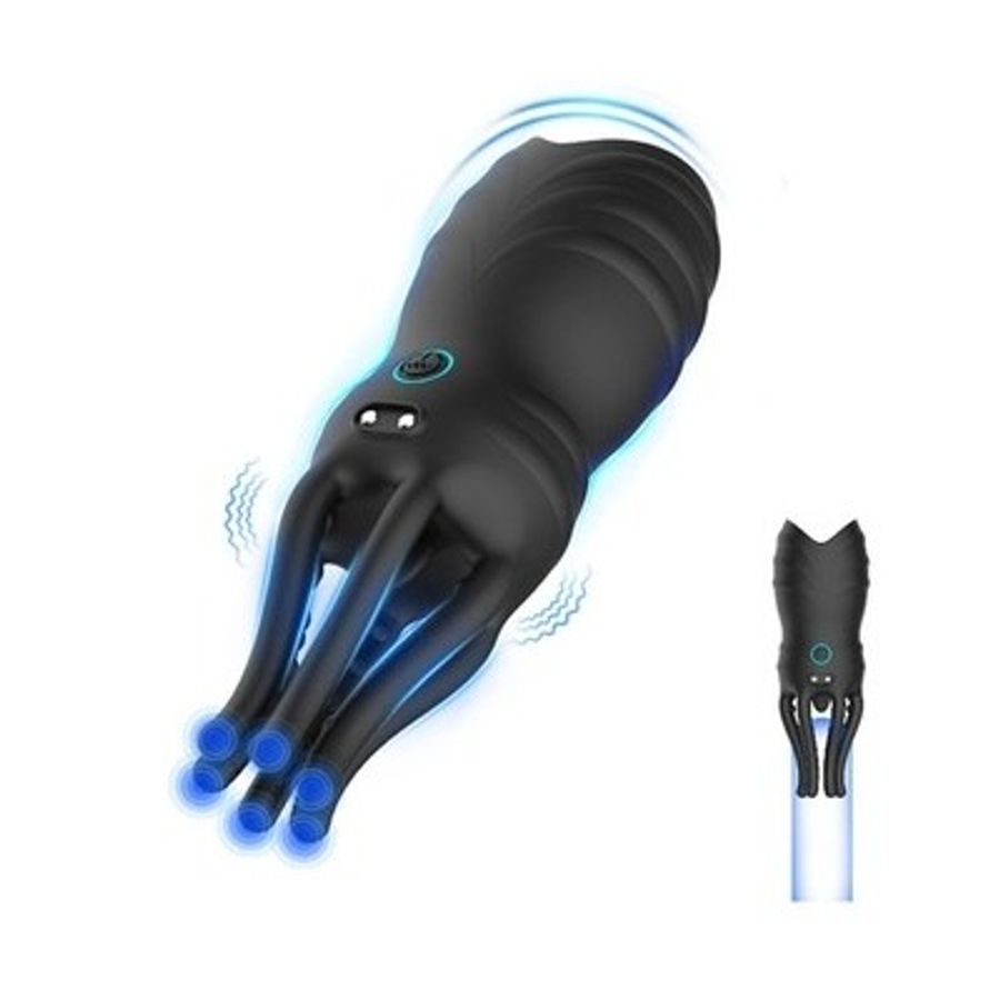 Máy rung dâm con bạch tuộc có 7 chế độ dài 14cm