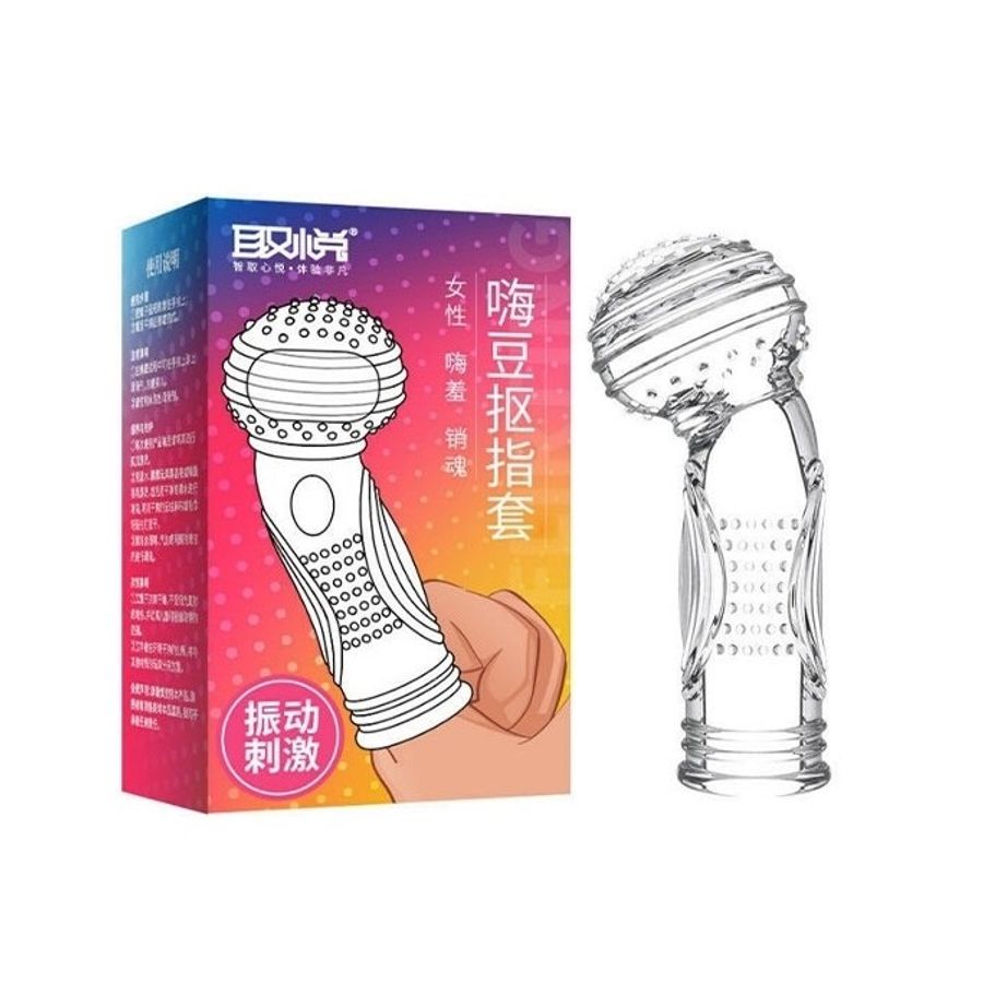 Bao cao su ngón tay kèm trứng rung mini siêu nhỏ