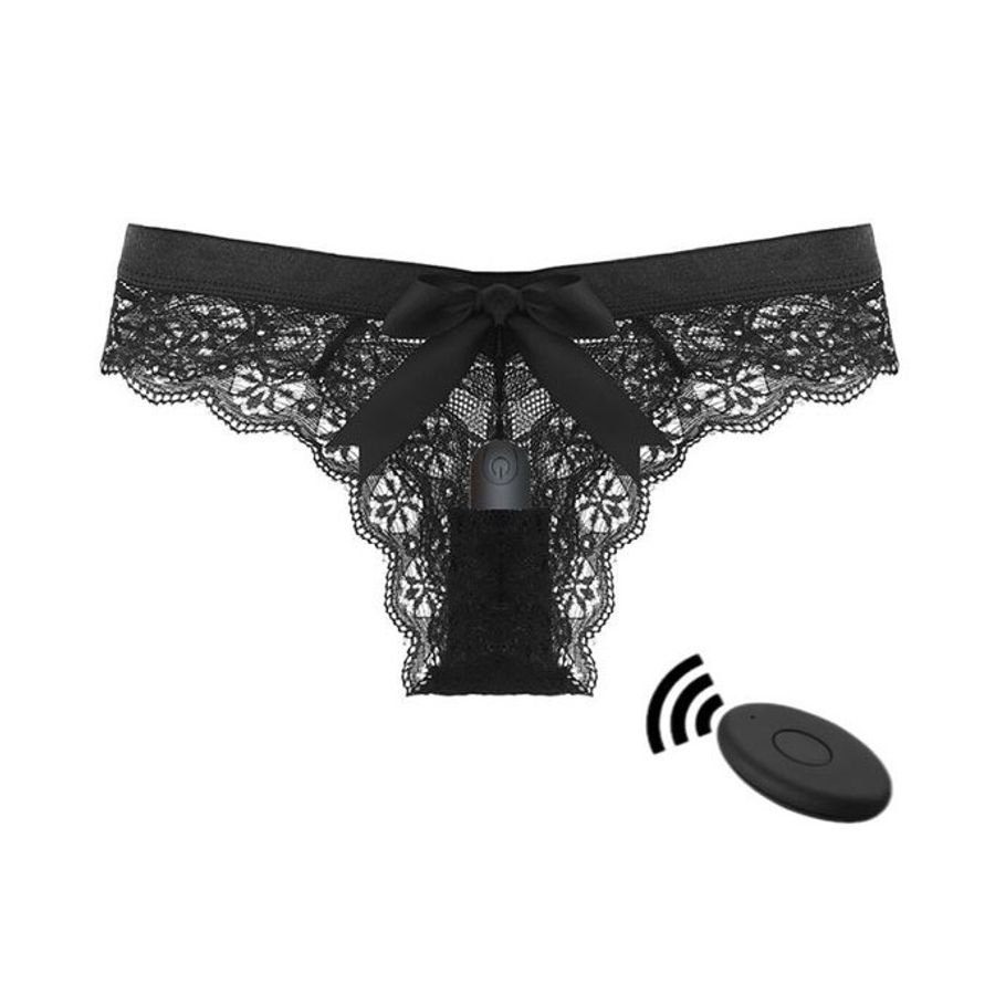 Quần lót ren rung điều khiển từ xa không dây có 10 tần số