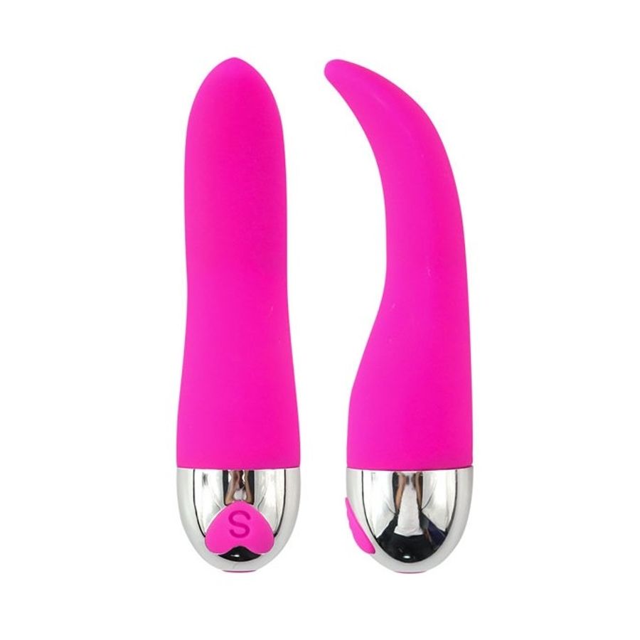 Máy rung hình lưỡi liếm hồng có 12 tần số dài 13.8cm