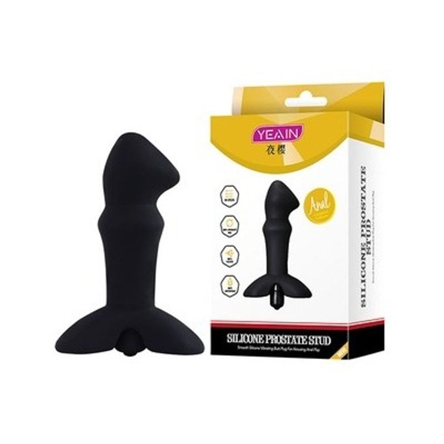 Trứng rung hậu môn silicon dài 128mm có 10 chế độ rung