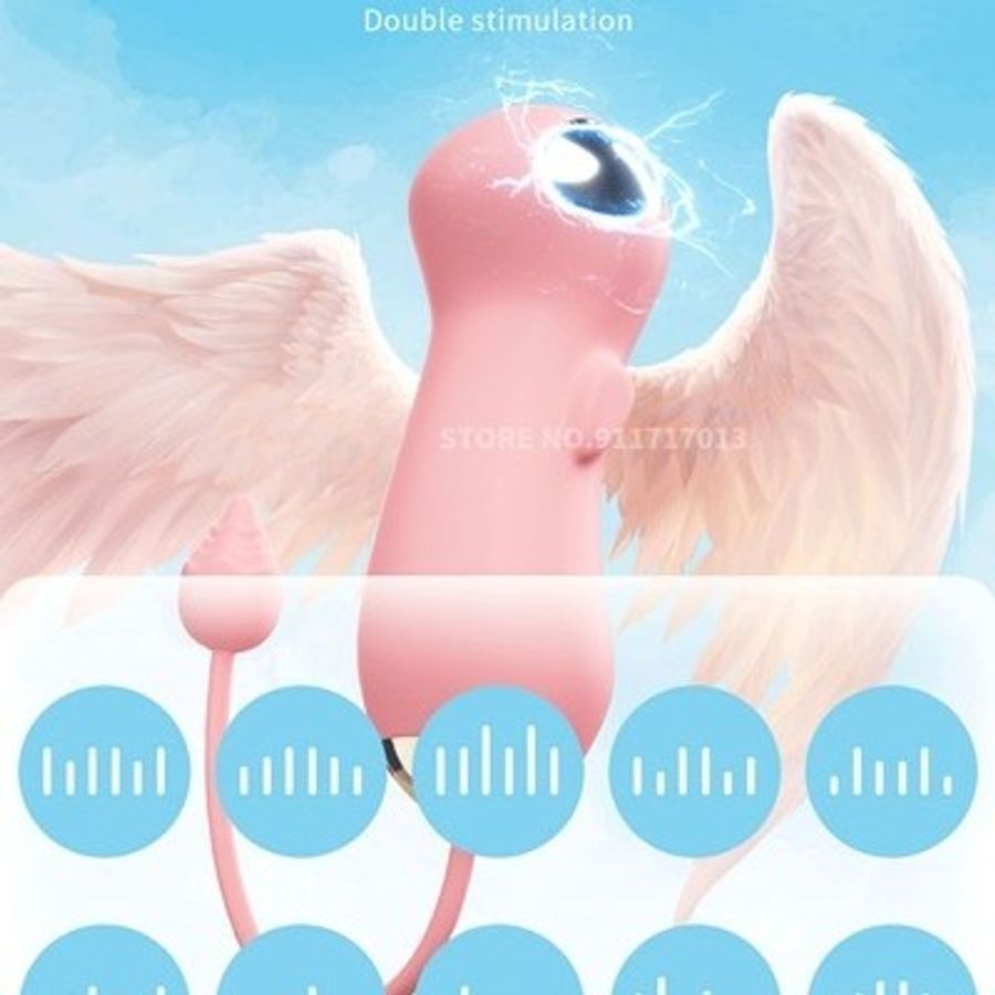 Trứng rung điểm G ngụy trang con chuột có 10 tần số