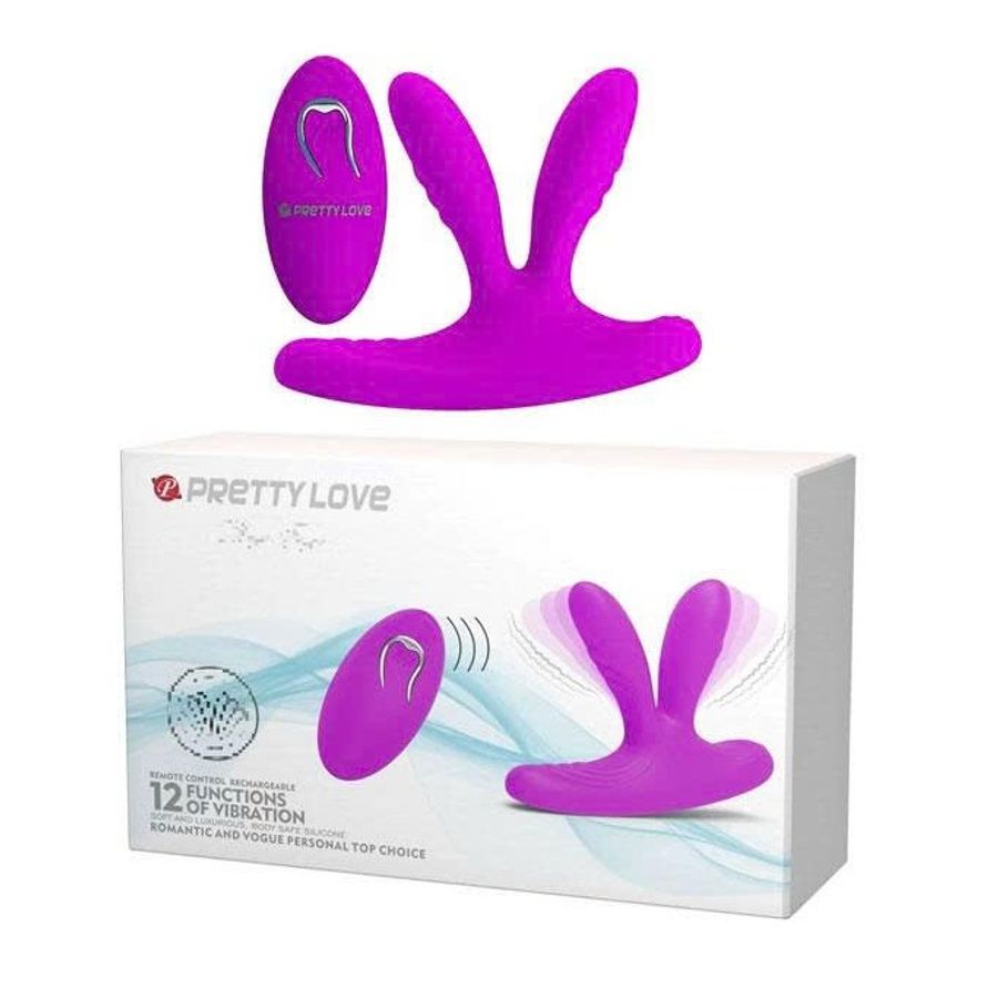 Trứng rung 2 đầu Pretty Love điều khiển từ xa dài 85mm