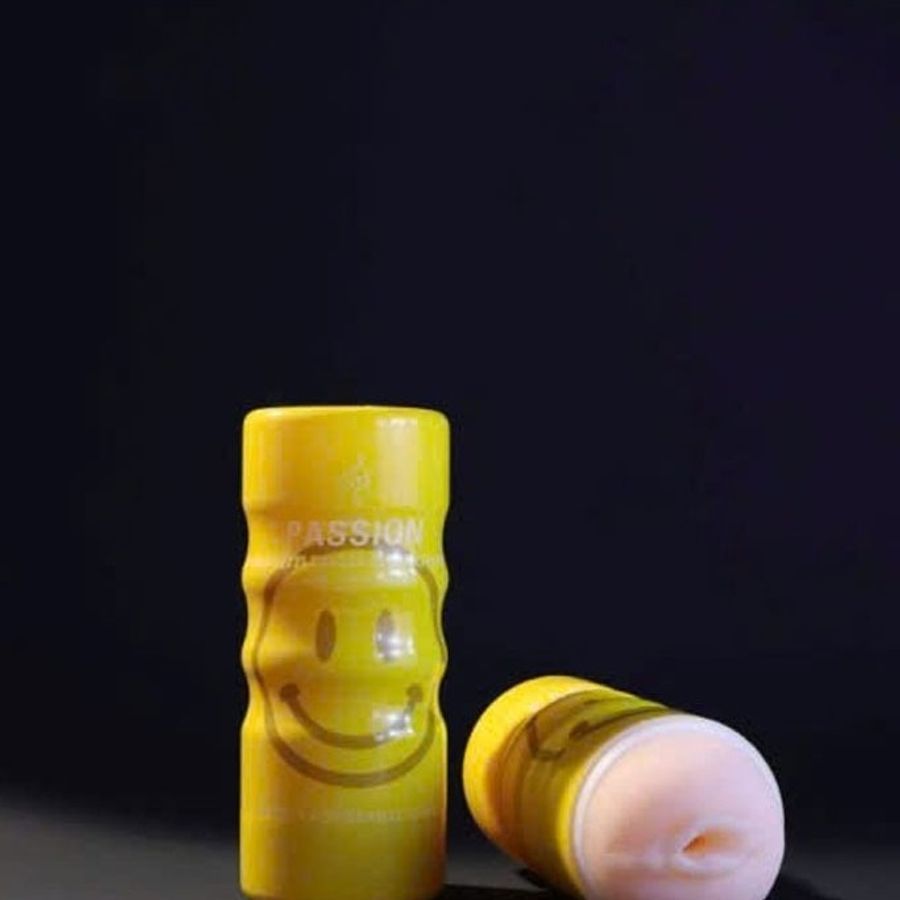 Cốc âm đạo mặt cười có âm đạo giả silicon mềm dài 17cm 