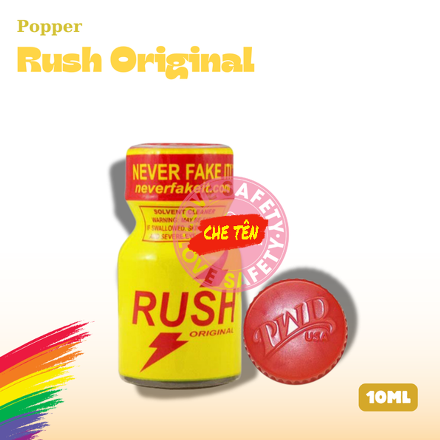 Chai hít tăng kích thích quan hệ Popper Rush Original Yellow Chai 10ml