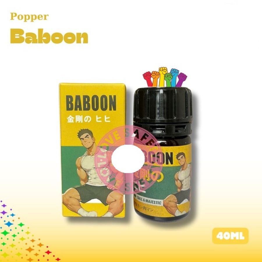 Chai hít tăng kích thích quan hệ Popper Baboon Chai 40ml
