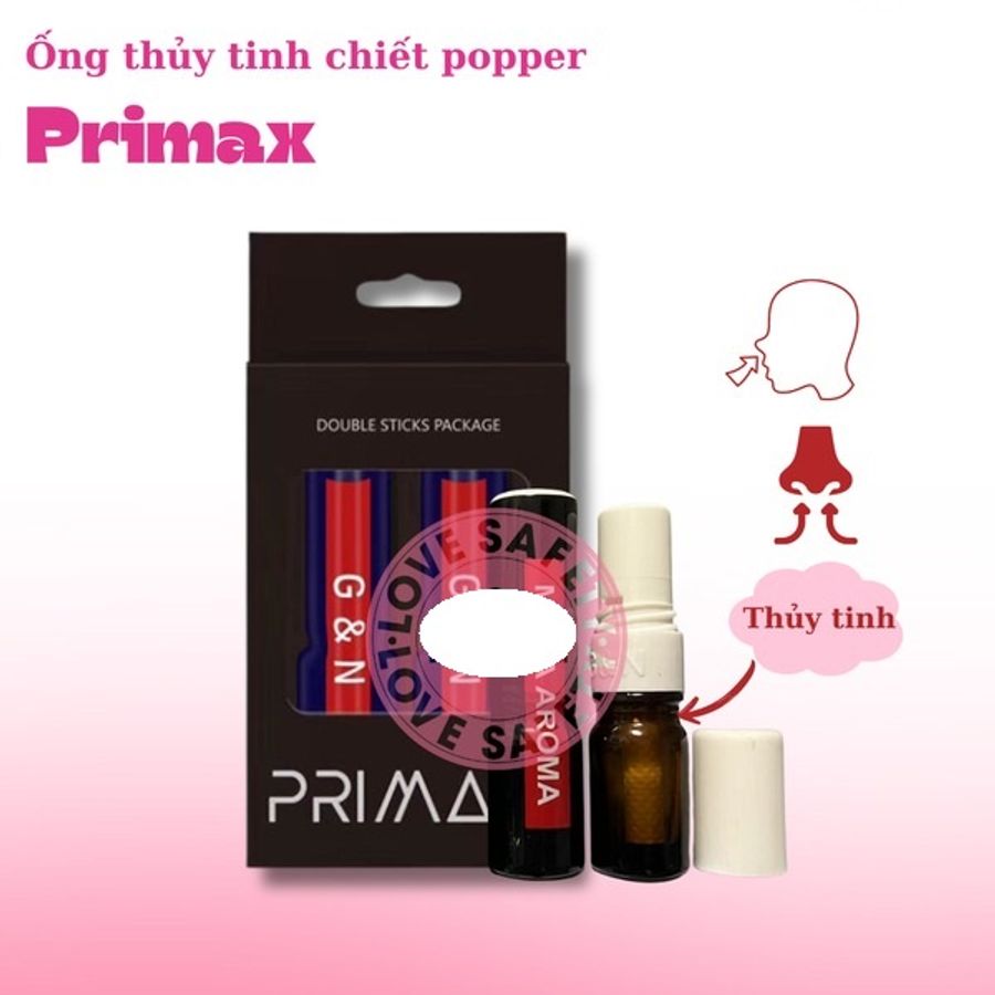 Ống Thủy Tinh Chiết Popper Primax Dùng Cho Popper Tiết Kiệm