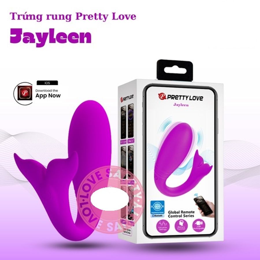 Trứng Rung Pretty Love Jayleen Điều Khiển App Từ Xa