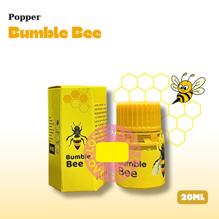 Chai hít tăng kích thích quan hệ Popper Bumble Bee Yellow Chai 20ml