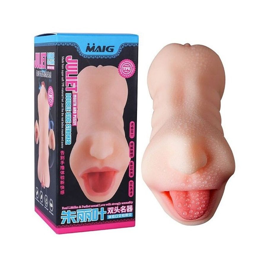 Cốc  silicon 2 đầu miệng và âm đạo dài 21cm