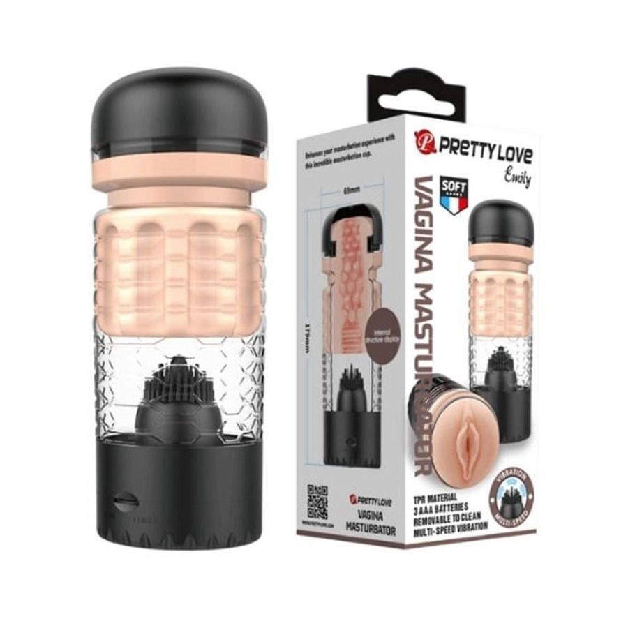 Cốc  silicon âm đạo giả có lưỡi liếm kích thích