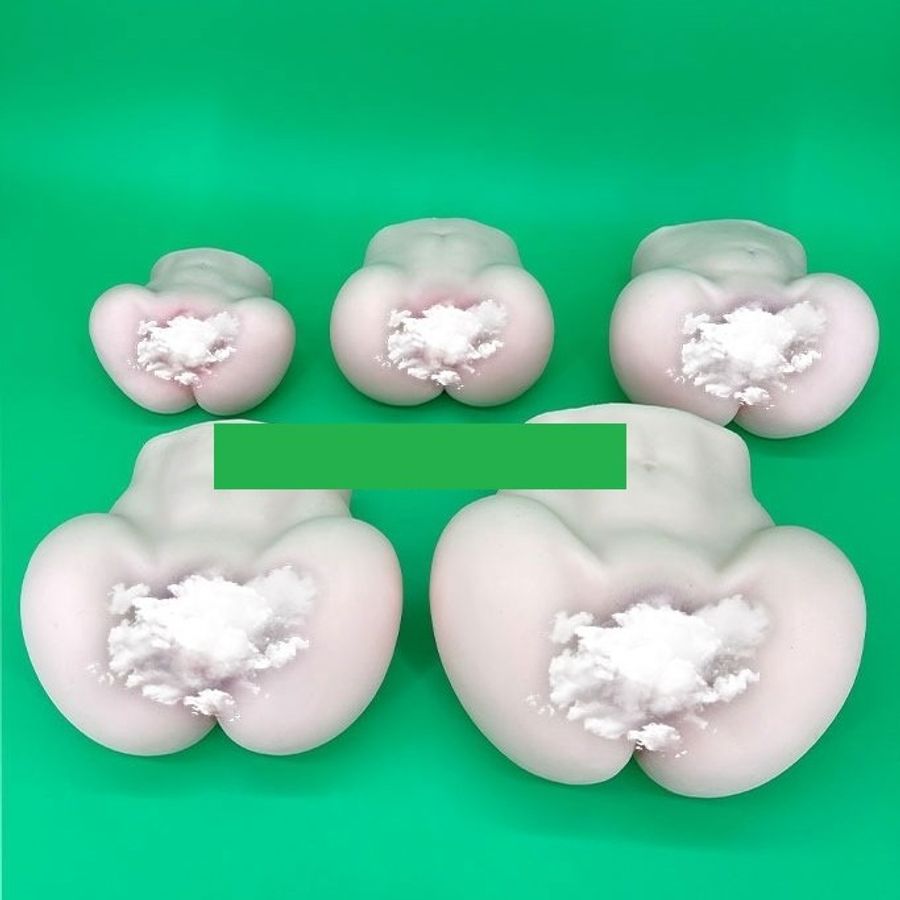 Mông giả silicon nguyên khối có âm đạo và hậu môn 5 size