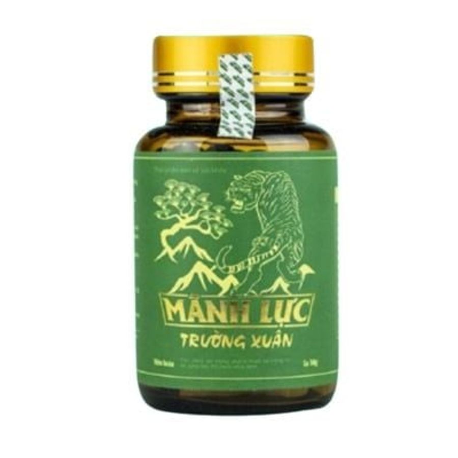 Viên uống bổ thận tráng dương tăng cường sinh lý Mãnh Lực Trường Xuân Hỗ Trợ Bổ Thận Tráng Dương (Lọ 50g)