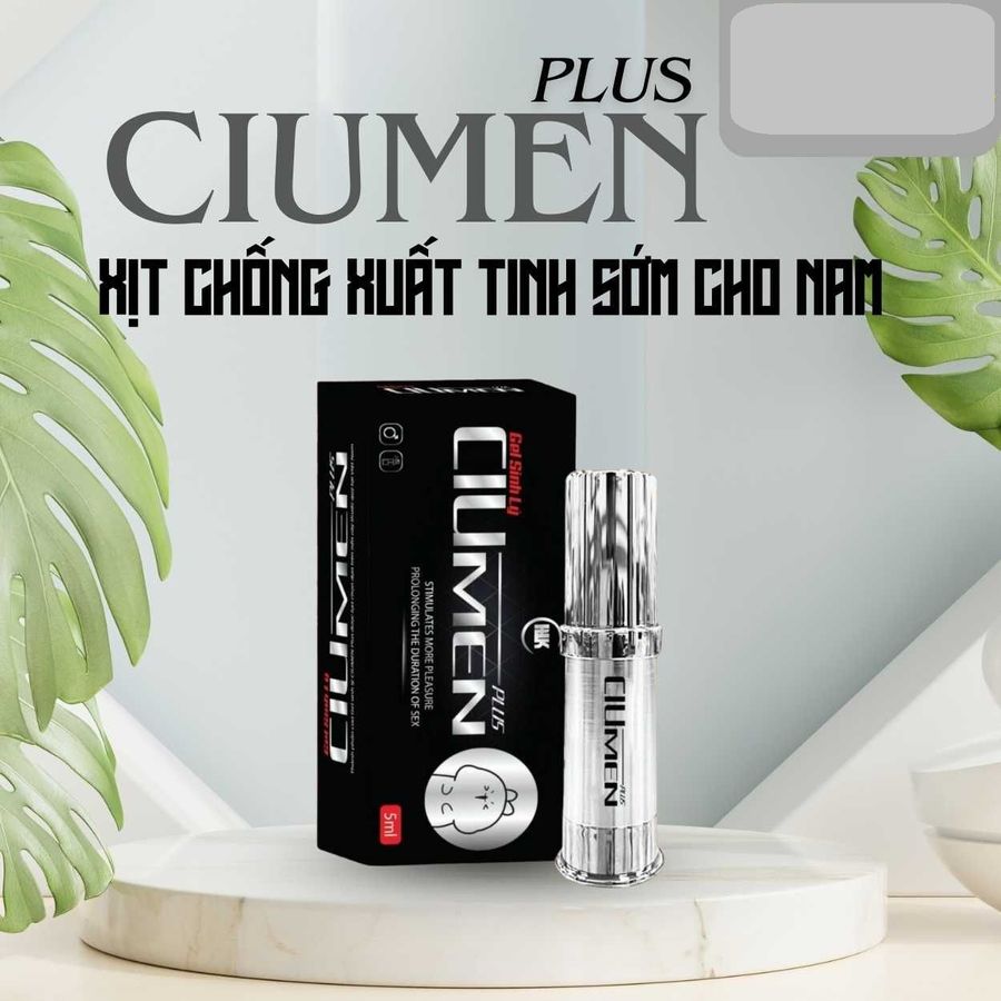 Chai xịt kéo dài thời gian lâu ra dành cho nam giới Ciumen Plus 5ml