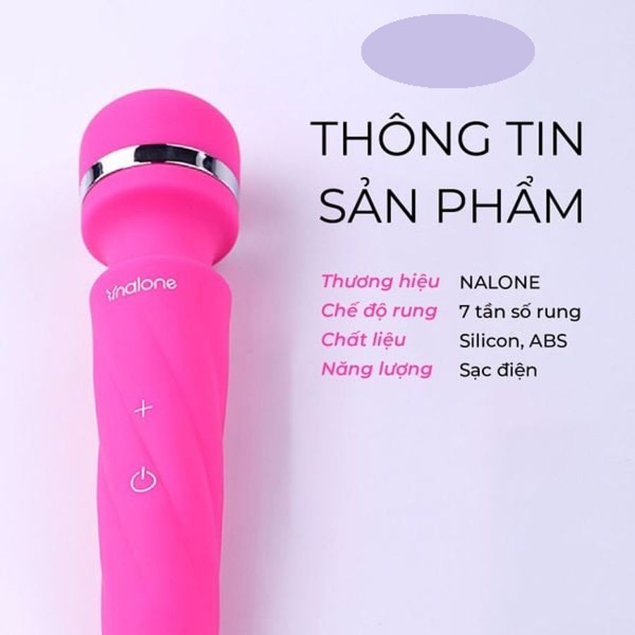 (Có video)Chày rung cao cấp tỏa nhiệt Nalone Lover 7 chế độ