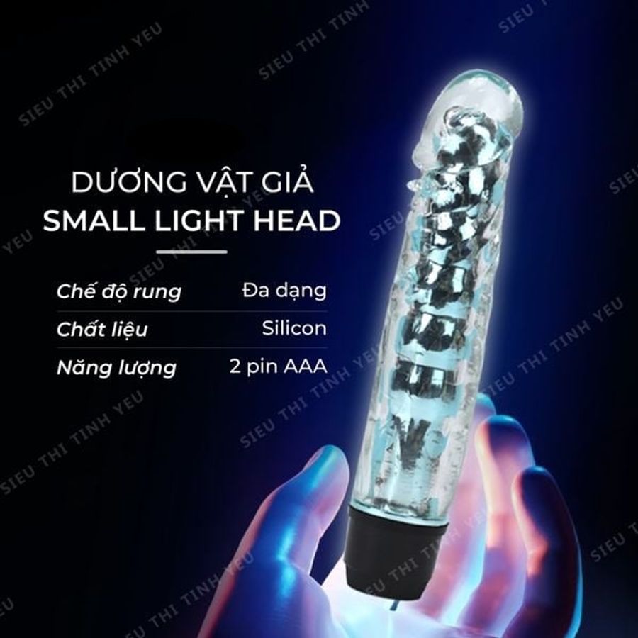 ( CÓ VIDEO ) Dương vật giả Small light head đa chế độ rung dùng pin