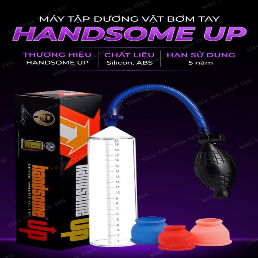 (Có video) Máy tập tăng kích thước làm đẹp dương vật Handsome up