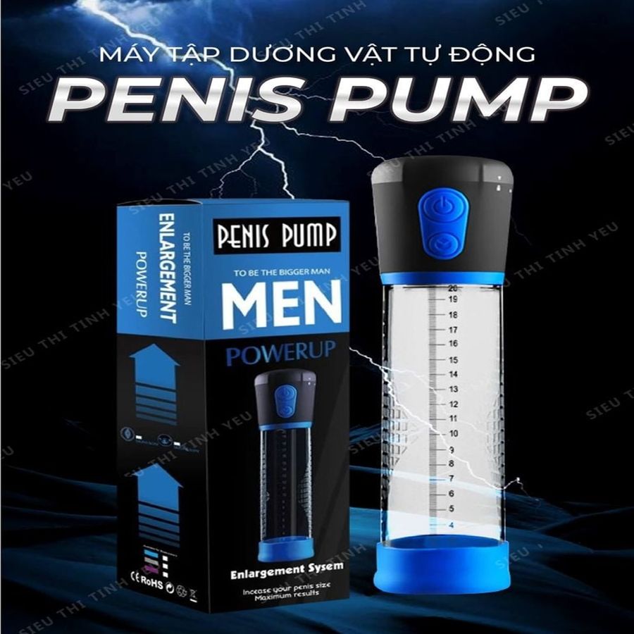 (Có video) Máy tập tăng kích thước làm đẹp dương vật Penis Pump tự động