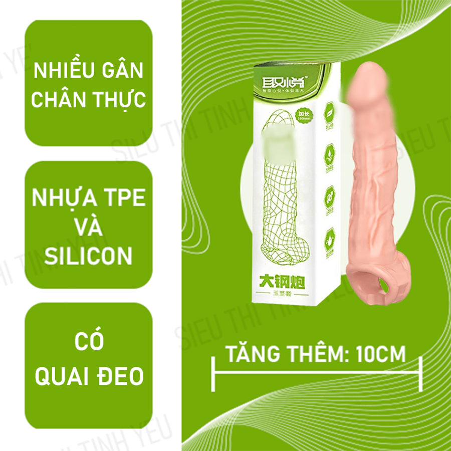 (Có Video) Bao cao su Aichao dài thêm 10cm có quai đeo