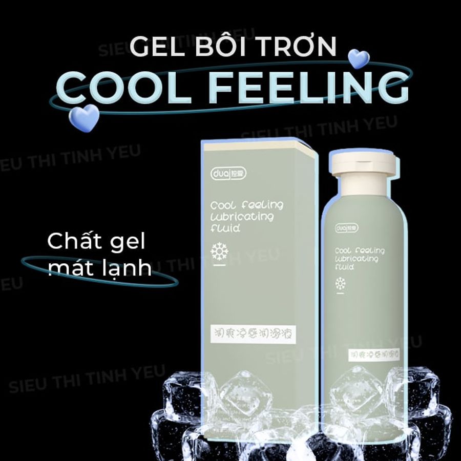 Gel bôi trơn Duai Cool Feeling mát lạnh Chai 200ml 382816