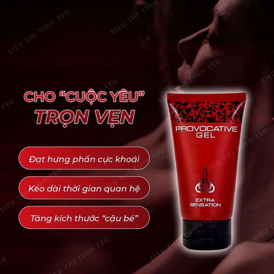Gel bôi tăng kích thước dương vật Titan Provocative tuýp 50ml