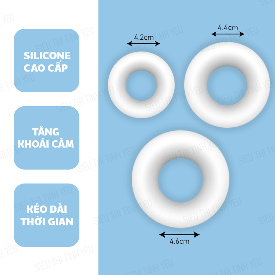 (Có Video) Vòng đeo Cock Rings kéo dài thời gian, gia tăng khoái cảm