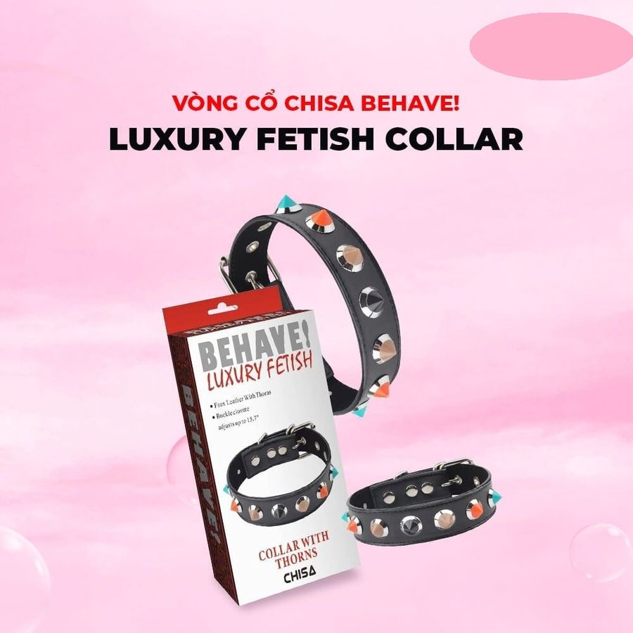Vòng cổ có gai Chisa Behave! Luxury Fetish Collar With Thorns 382372