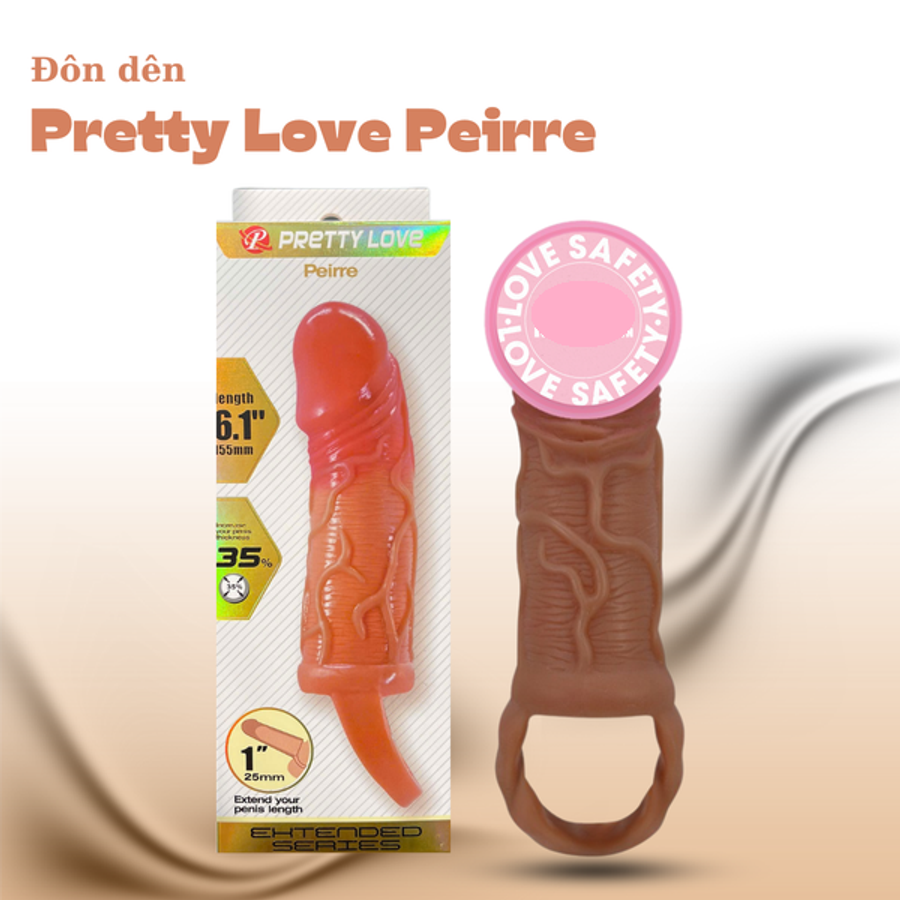 Bao Cao Su Đôn Dên Có Quai Đeo Pretty Love Peirre Chống Tuột Cao Cấp Chính Hãng