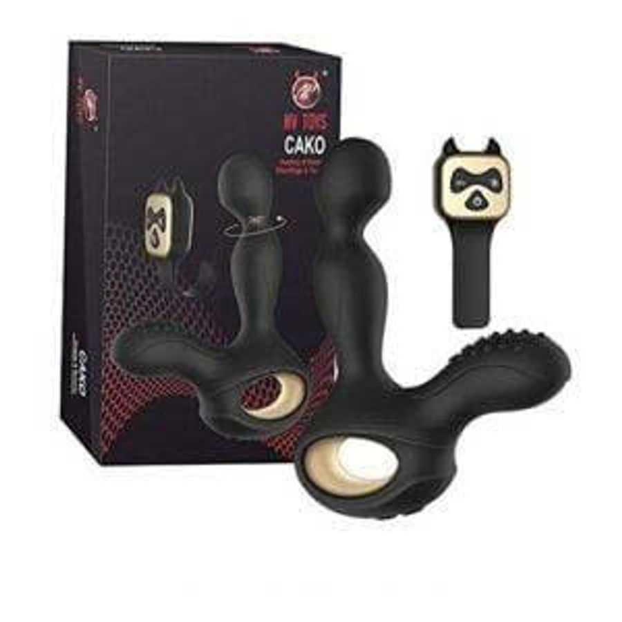 Phích Cắm Rung Hậu Môn Silicone Mềm Mại Rung - Ngoáy - Tỏa Nhiệt 10 Chế Độ NV Cako Nhập Khẩu Chính Hãng