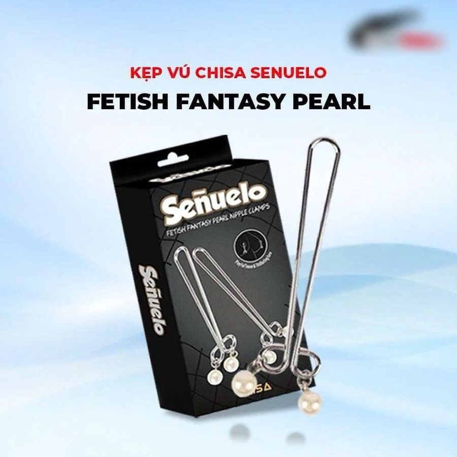 Kẹp vú kích thích đầu ti Chisa Senuelo Fetish Fantasy Pearl Nipple Clamps 378748