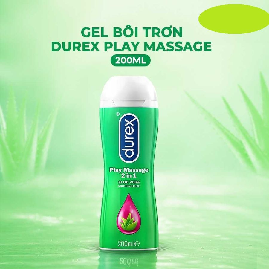 Gel massage Durex Play 2 in 1 - Chai 200ml cao cấp chính hãng