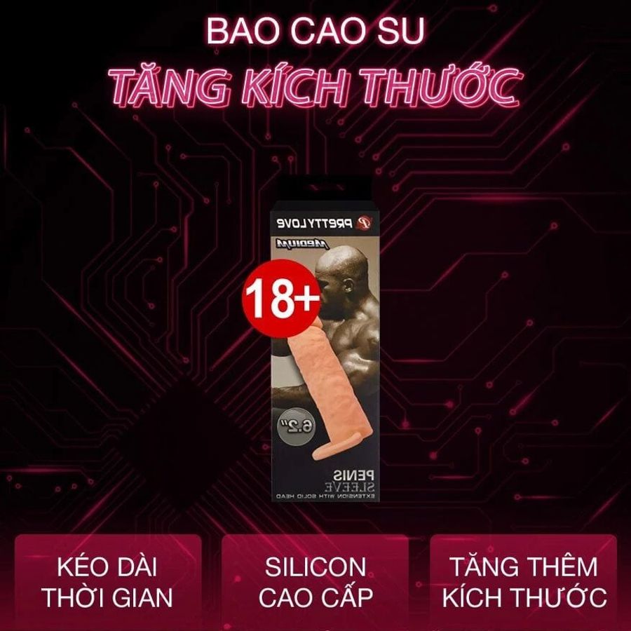 Bao cao su đôn dên Pretty Love Medium 6.2 inch 378303