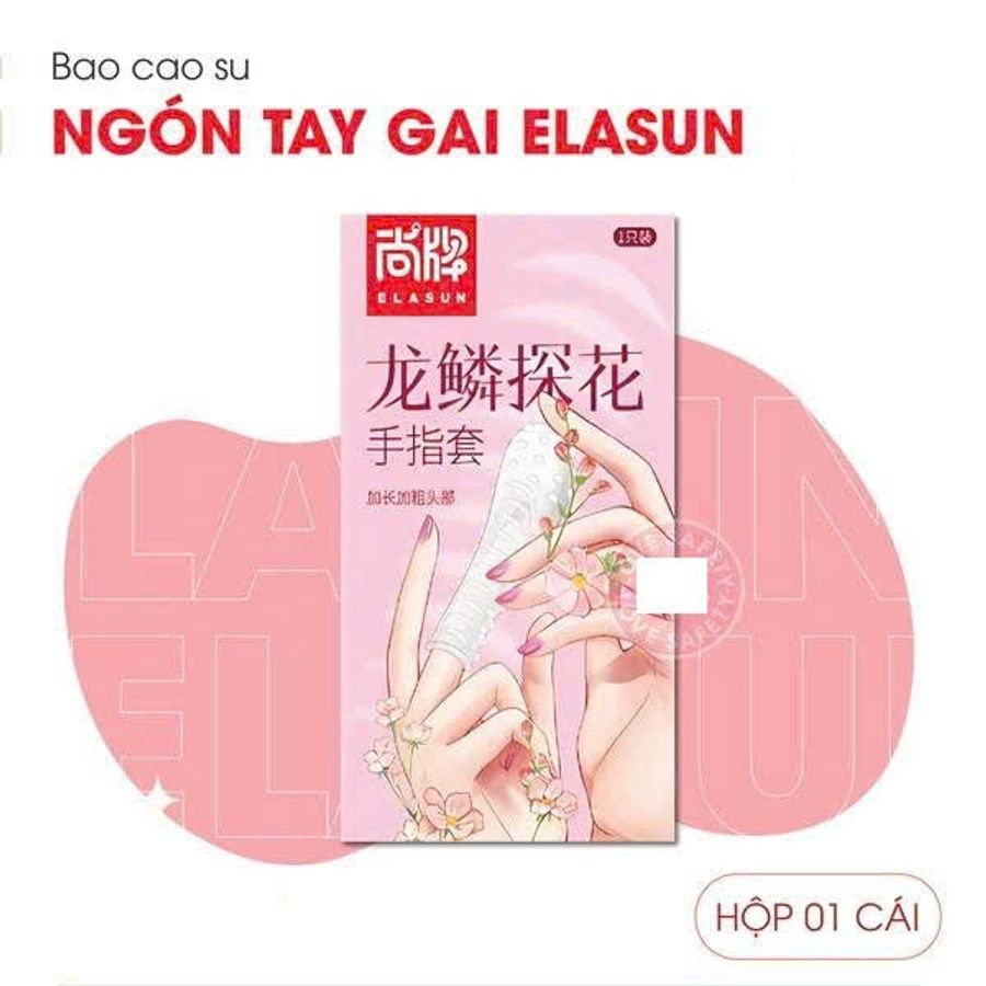 Bao Cao Su Ngón Tay Gai Elasun 1 Ngón - Hộp 1 Cái 377932