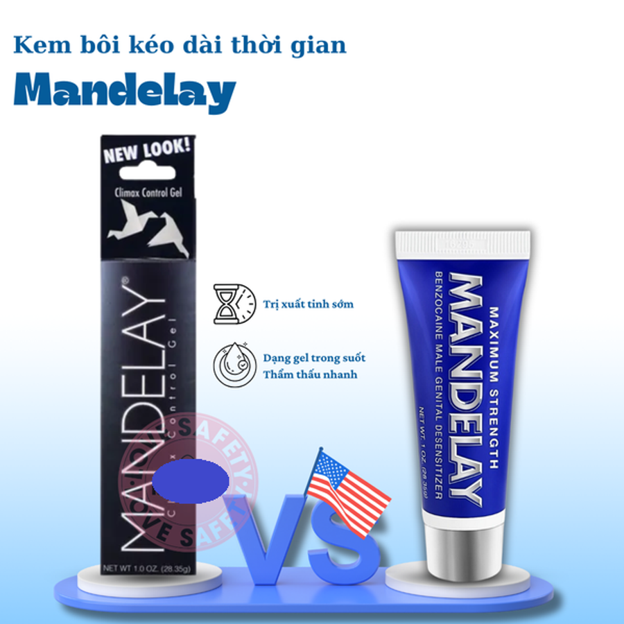 Kem Bôi Kéo Dài Thời Gian Mandelay Mỹ