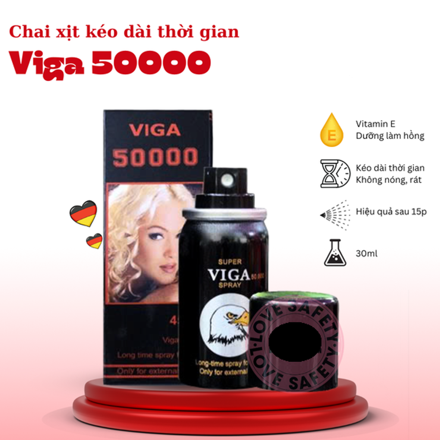 Chai Xịt Kéo Dài Thời Gian Viga 50000 Chính Hãng Đức