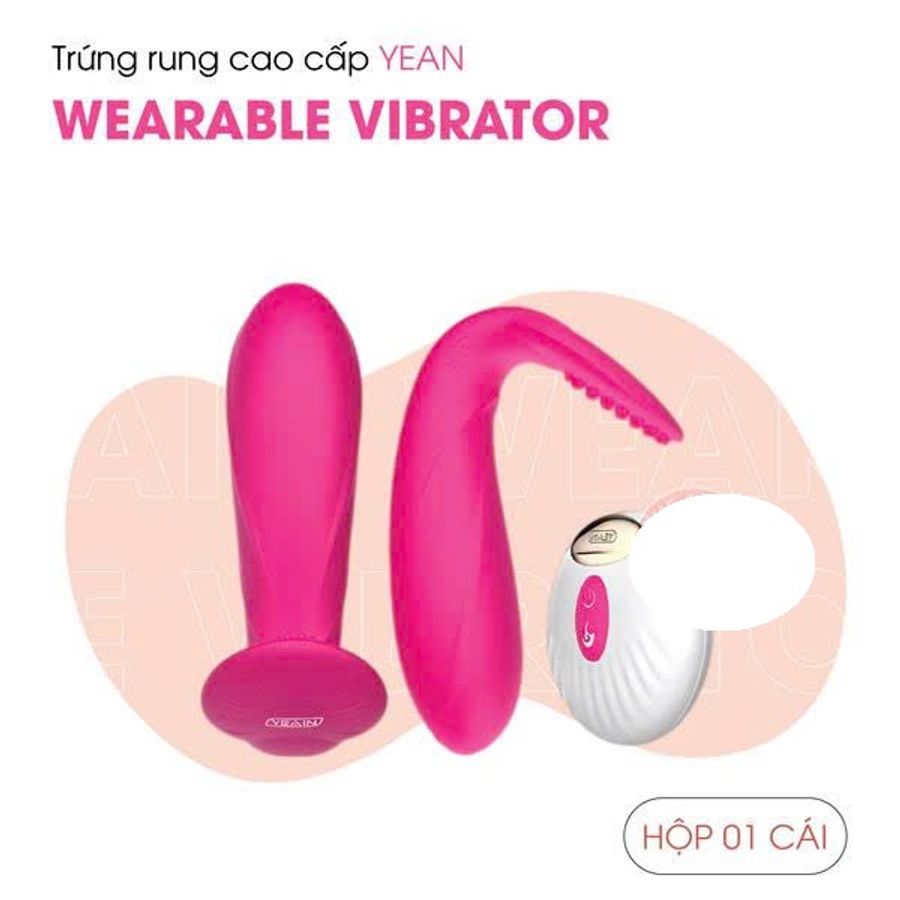 Trứng Rung Massage Rung - Tỏa Nhiệt 42 Độ Xịn Sò Yeain Wearable Vibrator Chính Hãng - Điều Khiển Qua App