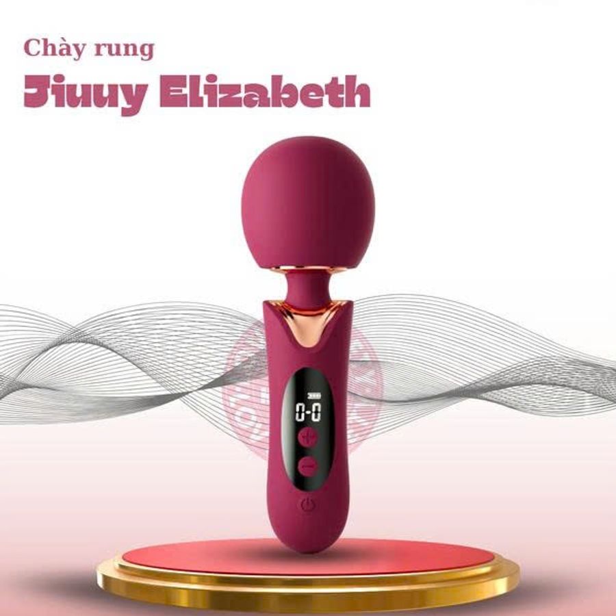 Chày Rung Silicone Chống Nước Rung Nhiều Tần Số Mạnh - Nhẹ Jiuuy Elizabeth Cao Cấp - Sạc Điện