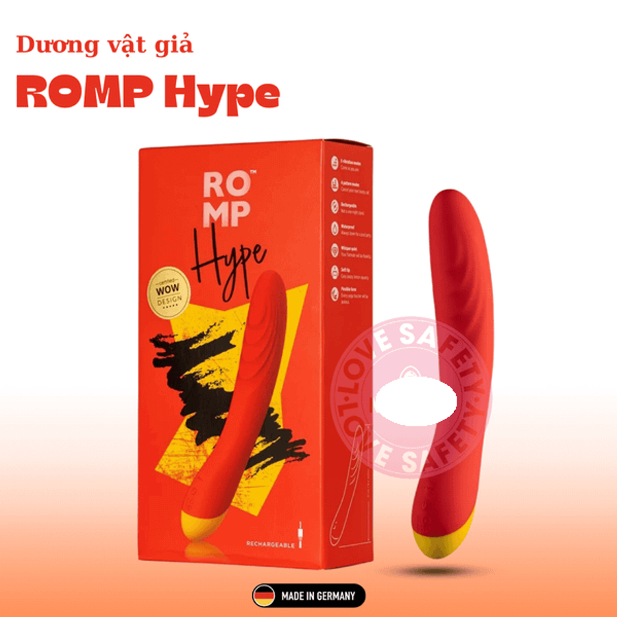 Dương Vật Giả ROMP Hype 6 Chế Độ Rung