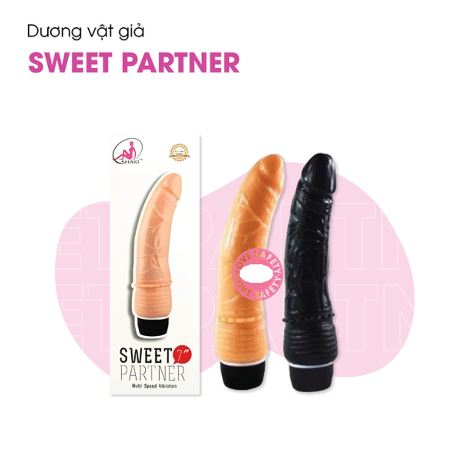 Dương Vật Giả Giá Rẻ Sweet Partner Rung Đa Chế Độ